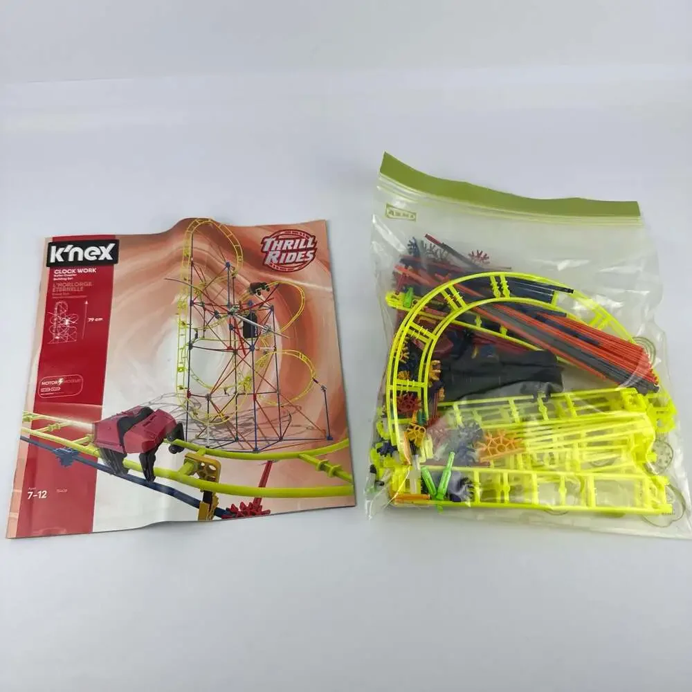 K'NEX Thrill Rides Clock Work Roller Coaster Building Set 15406